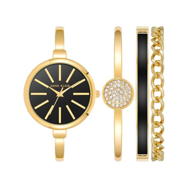 Anne Klein Women's Bangle Watch and Bracelet Set
