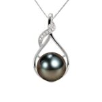 Gifts for Women Wife-Tahitian-Black-Pearl-Necklace-Gift for Wife Wedding Birthday Anniversary Jewelry-Mom Girlfriend Her Mothers Day Gifts for Mom Women Valentines Christmas Day...
