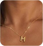 Gold Initial Necklaces for 𝐖𝐨𝐦𝐞𝐧 𝐓𝐞𝐞𝐧𝐬 𝐆𝐢𝐟𝐭𝐬 Trendy Stuff Bubble Letter Pendant Necklace Gold Jewelry Birthday Gifts for Women Teen Her Mom Sister - Image 7