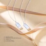HOPE LOVE SHINE New Beginnings Rainbow Moonstone Sterling Silver Necklace for Women - Image 4