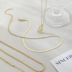 Layered Gold Silver Necklaces for Women, Stackable Stack 14K Real Gold Plated Silver Chain Necklace Diamond Circle CZ Layering Pendant Necklaces Trendy Gold Jewelry Set Gifts - Image 7
