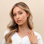 PAVOI 14K Gold Plated Crystal Solitaire 1.5 Carat (7.3mm) Cubic Zirconia Dainty Choker Necklace | Gold Necklaces for Women - Image 3