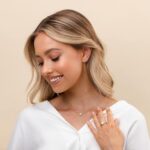 PAVOI 14K Gold Plated Crystal Solitaire 1.5 Carat (7.3mm) Cubic Zirconia Dainty Choker Necklace | Gold Necklaces for Women - Image 5