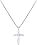 PAVOI 14K Gold Plated Cubic Zirconia Cross Necklace for Women | Cross Faith Pendant Necklaces - Image 9