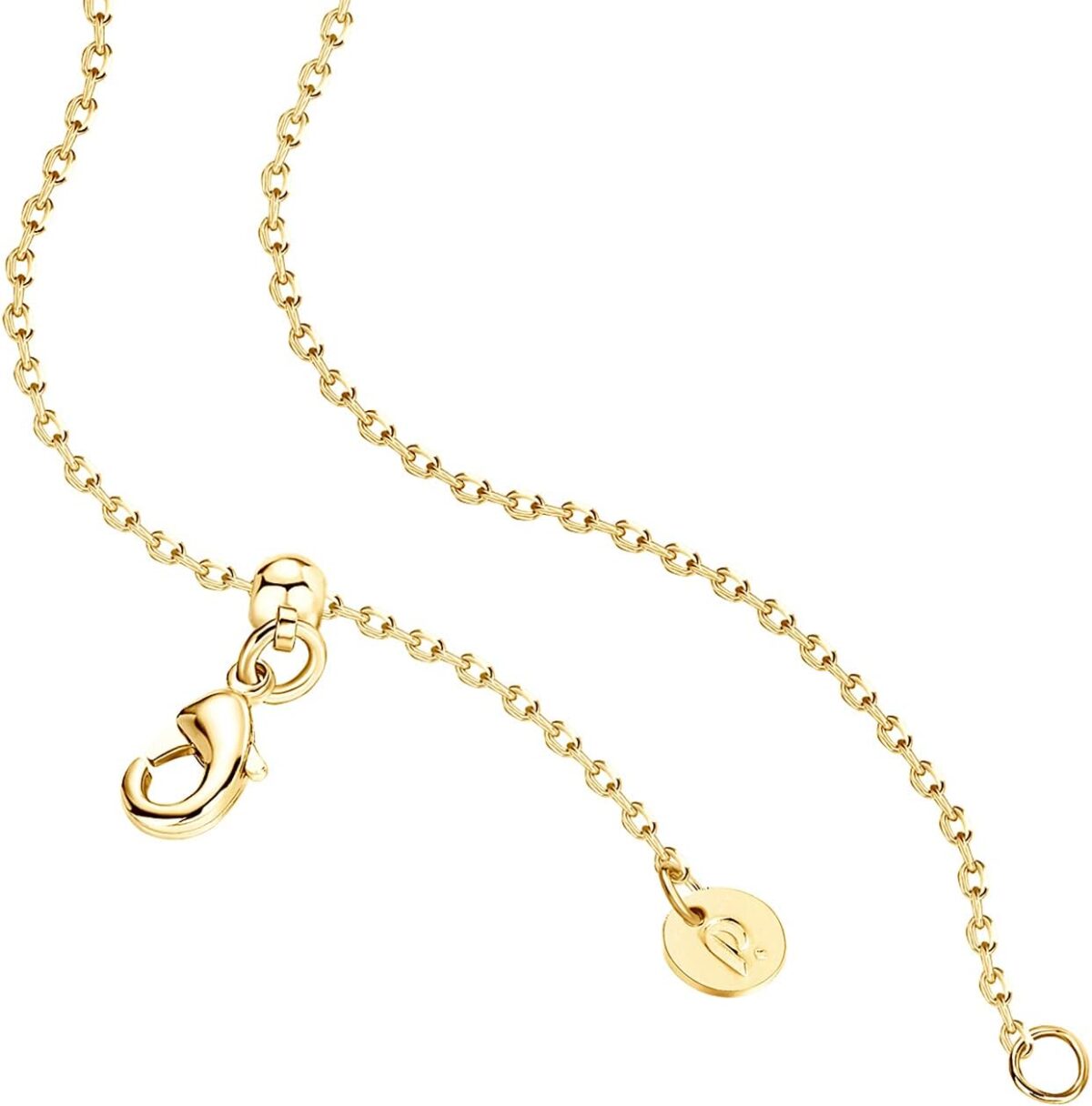 PAVOI 14K Gold Plated Station Necklace - Simulated Diamond BTY Layering Necklaces - Womens CZ Chain - Image 9