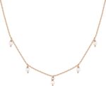 PAVOI 14K Gold Plated Station Necklace - Simulated Diamond BTY Layering Necklaces - Womens CZ Chain - Image 10