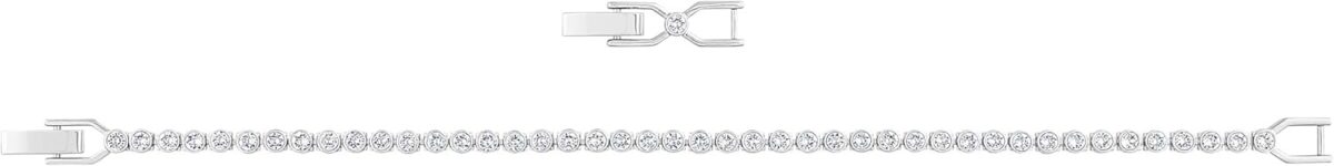 Swarovski Emily Tennis Bracelet Jewelry Collection, Clear Crystals, Blue Crystals, Pink Crystals - Image 3