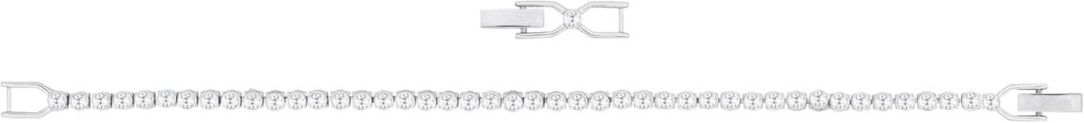 Swarovski Emily Tennis Bracelet Jewelry Collection, Clear Crystals, Blue Crystals, Pink Crystals - Image 4