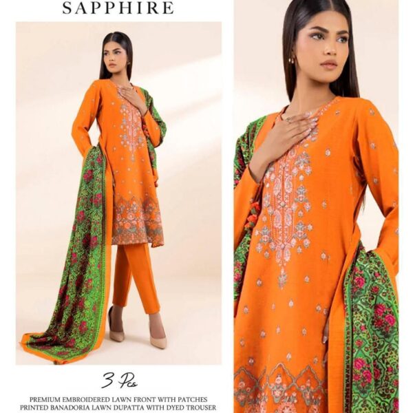 Sapphire Lawn 3pc