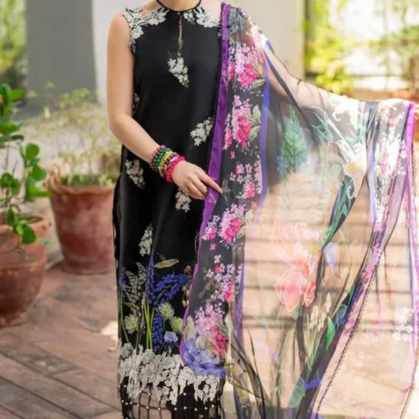 Asifa nabeel Lawn 3pc