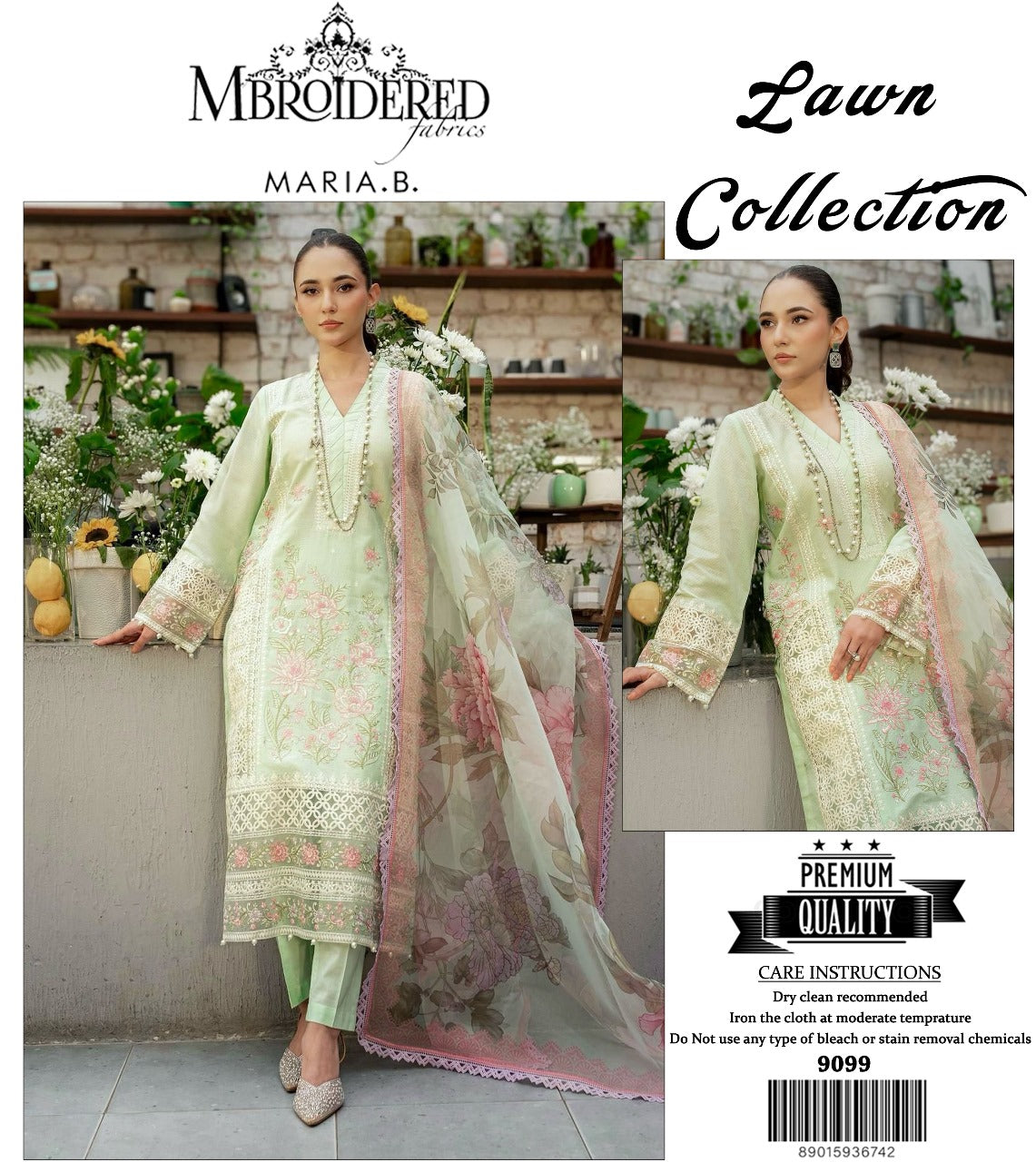 MariaBLawn1015_2.jpg Maria B Lawn 3pc - Image 1